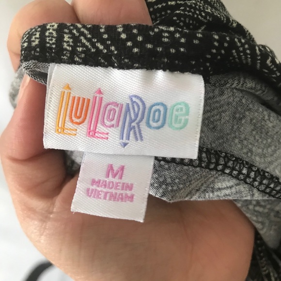 LuLaRoe Medium Tribal Short Sleeve Pattern Dress - Picture 6 of 7